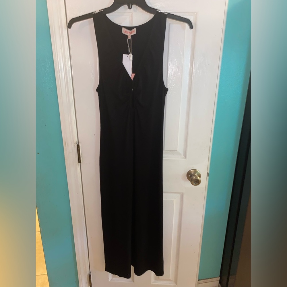 Leyden Black Long Dress